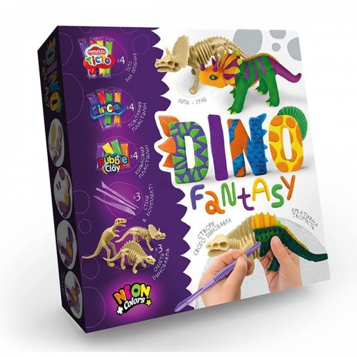 Набір креативної творчості "Dino Fantasy" (укр) (Dankotoys)