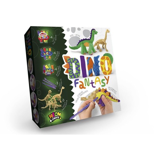 Набір креативної творчості "Dino Fantasy" 18 елементів (рус) (Dankotoys)