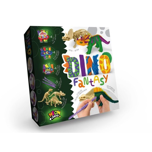 Набір креативної творчості "Dino Fantasy" (рус) (Dankotoys)