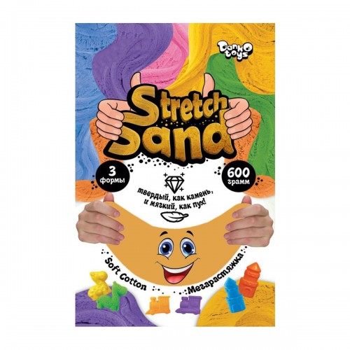 Креативна творчість Stretch Sand оранжевый (Dankotoys)