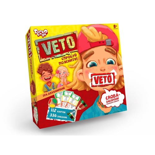 Игра VETO – украинская карточная настольная игра