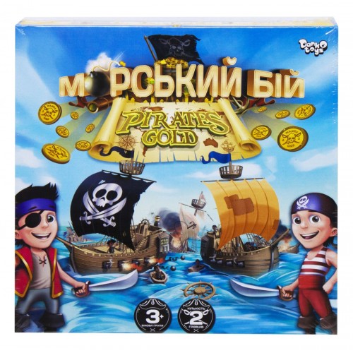 Настільна гра "Морський бій. Pirates Gold"