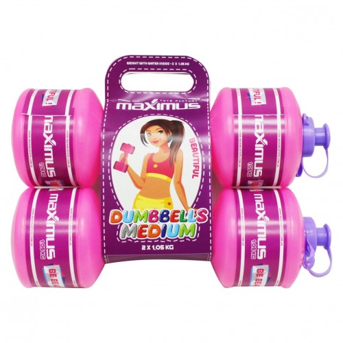 Гантелі-пляшечки "Для дівчинки", 2 штуки (1,5 кг) (MiC)