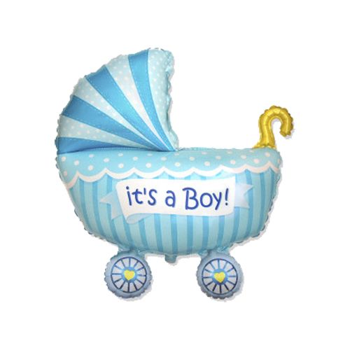 Шарик из фольги "It's a boy" (FlexMetal)
