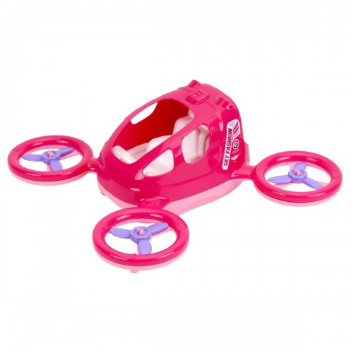 Пластиковий квадрокоптер рожевого кольору