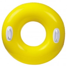 Надувной круг для плавания (желтый)