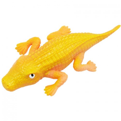 Антистресс-тянучка "Крокодил", оранжевый (MiC)
