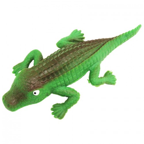 Антистресс-тянучка "Крокодил", зеленый (MiC)