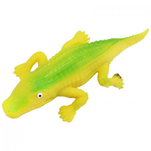 Антистрес-тягучка "Крокодил", жовтий (MiC)