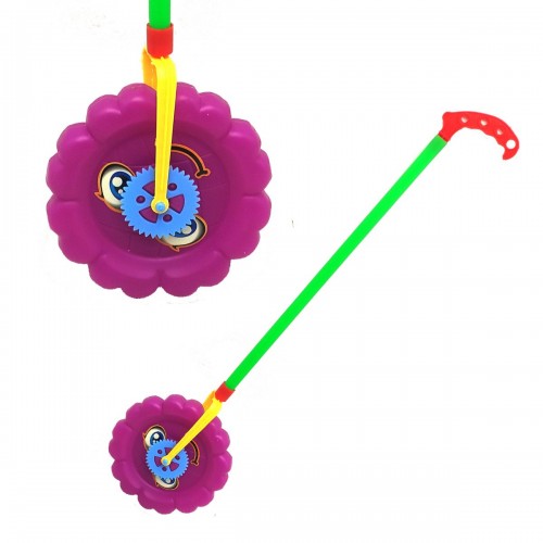 Игрушка "Цветочек" на палочке, фиолетовая