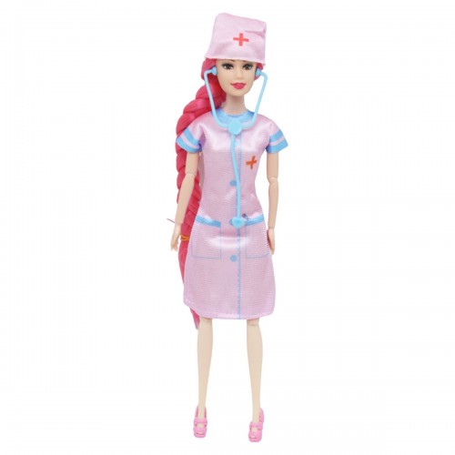 Лялька "Медсестра" рожева
