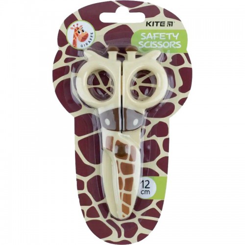 Пластиковые безопасные ножницы "Жираф" (MiC)