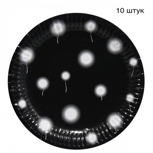 Одноразові тарілки "Кульбабки" (10 шт) (MiC)