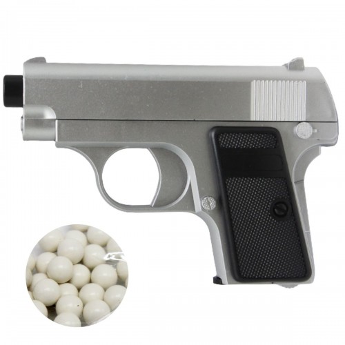 Пластиковий пістолет з кульками, сірий