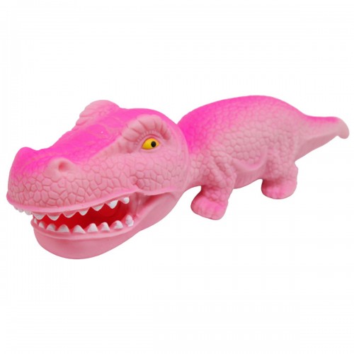 Игрушка-тянучка "Крокодил", рожевий (MiC)