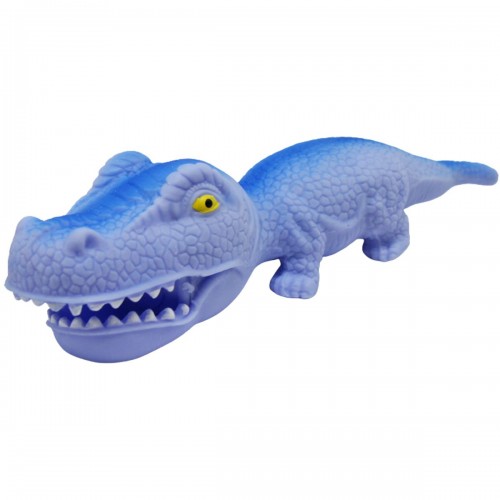 Игрушка-тянучка "Крокодил", синій (MiC)