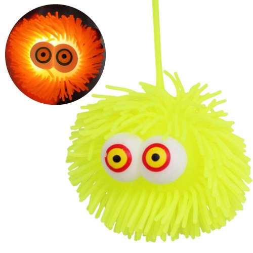 Іграшка-світяшка "Їжачок з вічками", жовтий (MiC)