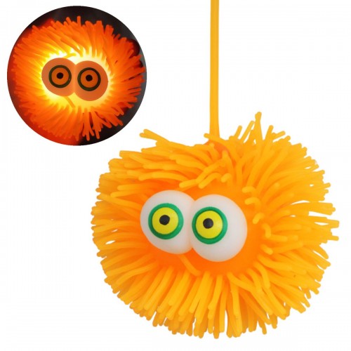 Іграшка-світяшка "Їжачок з вічками", помаранчевий (MiC)