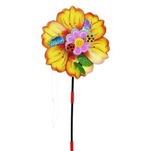Вітрячок дитячий "Метелики на квіточці", вид 2 (MiC)