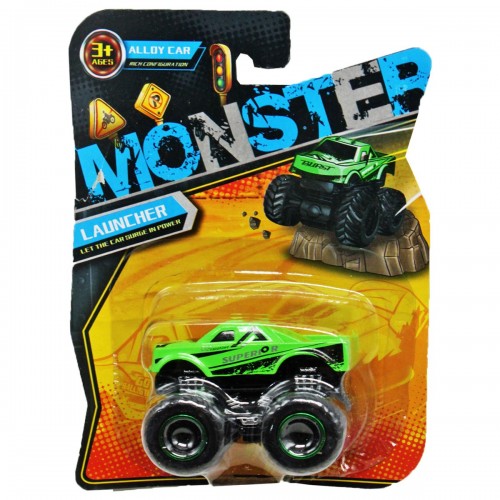 Машинка металева "Monster Track", зелена (MiC)