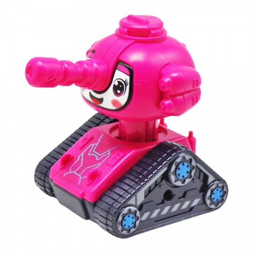 Заводна іграшка "Танк", рожевий