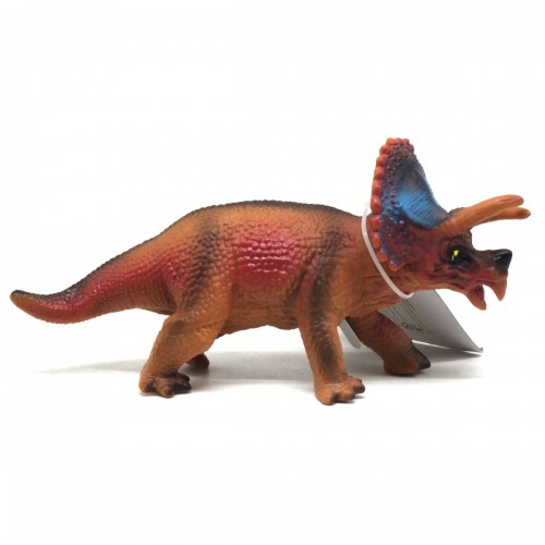 Динозавр резиновый "Трицератопс" со звуком (MiC)