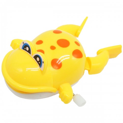 Заводна іграшка "Весела жабка", жовта