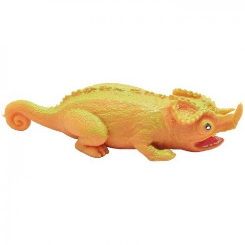 Антистресс игрушка-тянучка "Хамелеон", оранжевый (MiC)