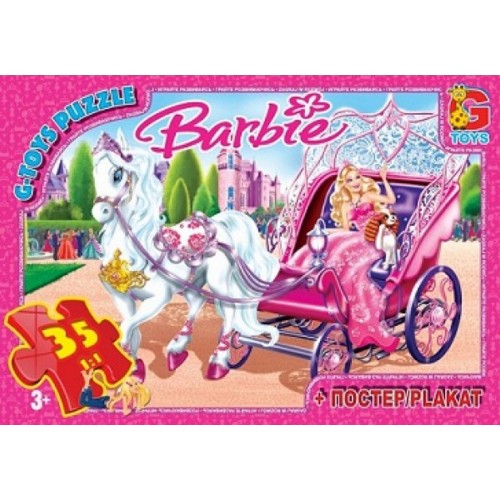Пазли "Barbie", 35 елементів (Gtoys)