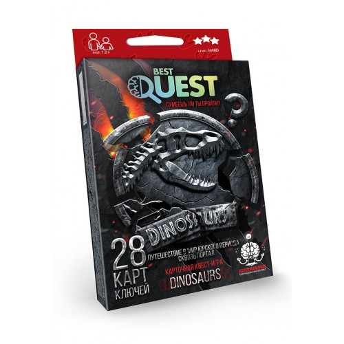 Карткова гра "Best Quest: Динозаври"