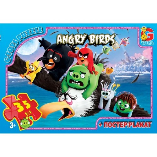 Пазлы "Angry Birds: полёт", 35 эл