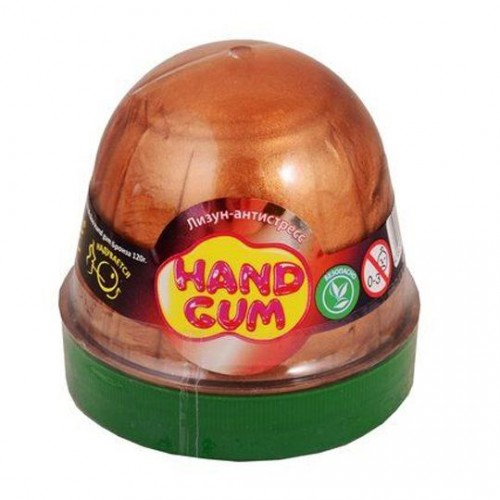 Лизун-антистресс "Hand gum" 120 г бронзовый (Окто)