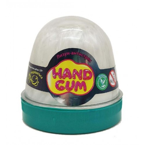 Лизун-антистрес "Hand gum" 120 г срібло (Окто)