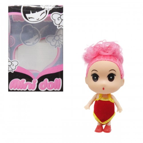 Лялька "Mini doll", рожевий (jacko toys)