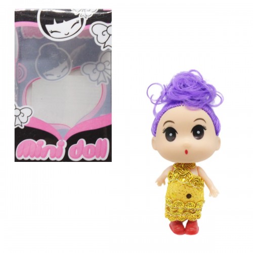 Лялька "Mini doll", фіолетовий (jacko toys)