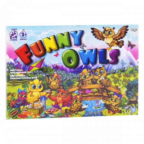 Настольная игра "Funny Owls" - развлекательная игра