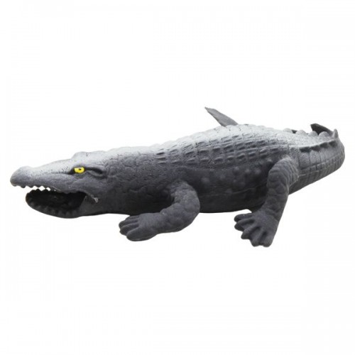 Іграшка-тягучка "Крокодил", сірий (MiC)