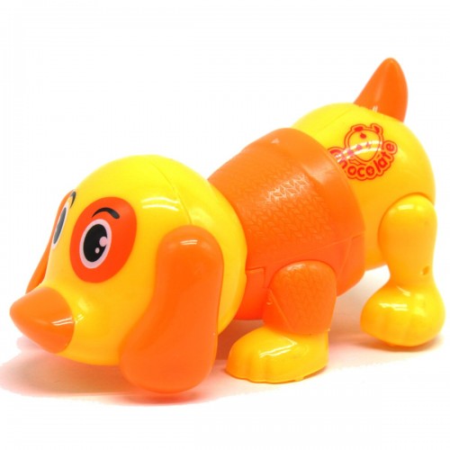 Заводна іграшка "Собачка" - помаранчева.