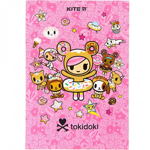 Блокнот планшет "TokiDoki" рожевий, 50 стор. (Kite)