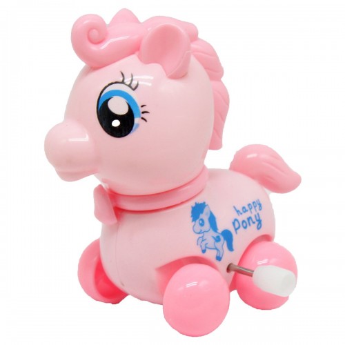 "Весела Поні" рожева - заводна іграшка