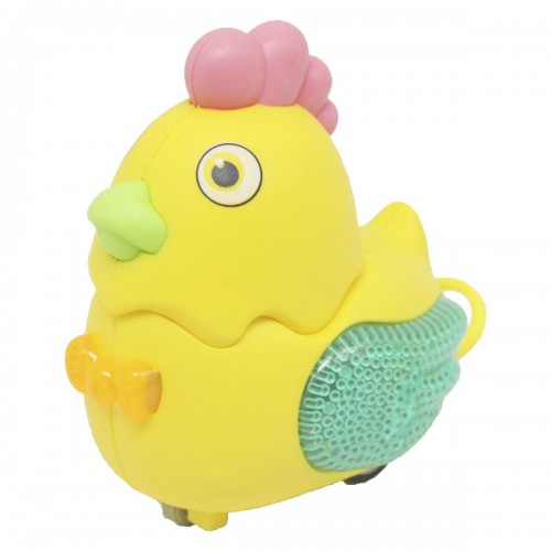 Заводна іграшка зі світлом "Курча", жовтий (MiC)