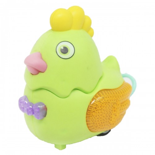 Заводна іграшка зі світлом "Курча", зелений (MiC)