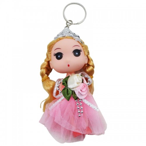 Кукла-брелок "Принцесса", розовая (11 см) (MiC)