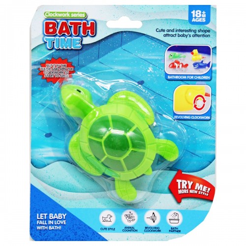 Заводна іграшка для ванни "Черепаха" пластикова