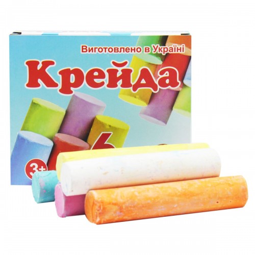 Крейда кольорова (6 кольорів) (Ramax)