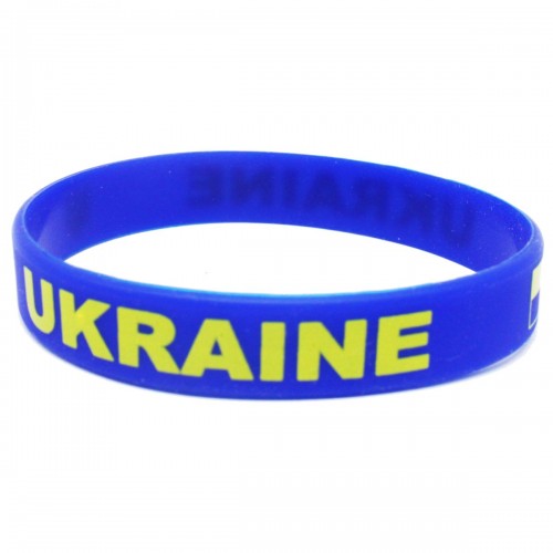Браслет силиконовый "Украина", 5мм (MiC)