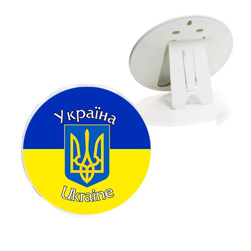 Рамка на подставке "Украина" (диаметр: 6 см) (MiC)
