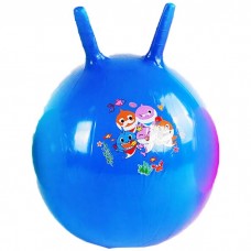 М`яч для фітнесу з ріжками, 45 см (блакитний)