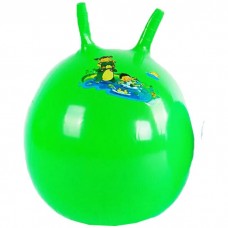 Мяч для фитнеса с рожками, 45 см (зеленый)