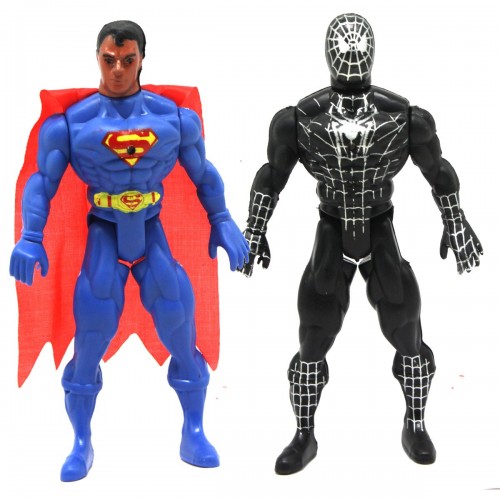 Фигурки супергероев "Человек паук + Супермен" (MiC)